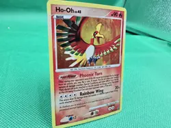 Pokemon TCG 2007 Ho-Oh 10/132 Secret Wonders Holo Moderately Played - Image 2