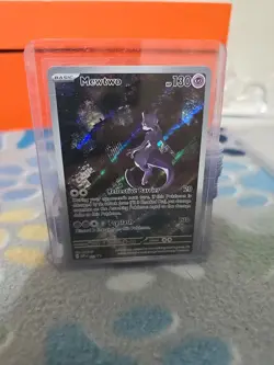 Pokemon Mewtwo SVP 052 Black Star Promo Scarlet and Violet Card - Image 1