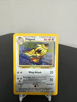 1999 Jungle Pidgeot Holo Pokemon #8/64 No Symbol Error LP - Image 1