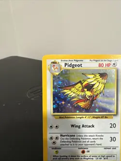 1999 Jungle Pidgeot Holo Pokemon #8/64 No Symbol Error LP - Image 3