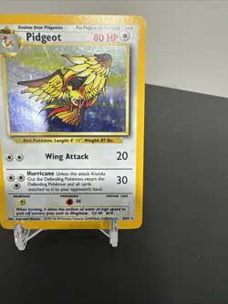 1999 Jungle Pidgeot Holo Pokemon #8/64 No Symbol Error LP - Image 5