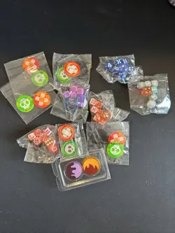 Pokemon TCG Accessories Lot Zamazenta Sword & Shield Base ETB Dice Token Sealed - Image 2
