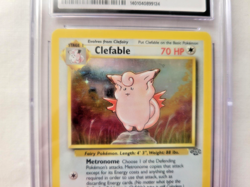 PSA 8 (CGC) 1999 Vintage Pokemon Clefable Rare Holo 1/64 Jungle (NM/MINT) - Image 4