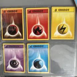 Shadowless Pokemon Energy Lot ! 1999 English TCG Base Set /102 - Image 1