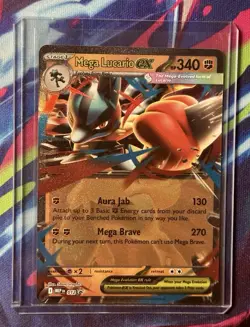 Pokemon TCG Mega Lucario Ex Black Star Promo 012 Ultra Rare NM - Image 1