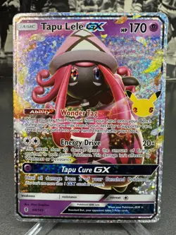 Pokemon Card - Tapu Lele GX Celebrations Classic Collection 60/145 Holo - Image 1