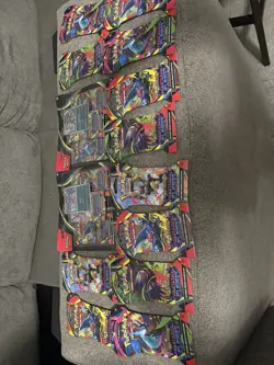 Pokemon Tcg Lot Of 2 Phantasmal Flames 3 pack blisters + 12 PF sleeved packs - Image 1