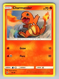 Charmander 7/68 Common Hidden Fates NM - LP Pokemon TCG - Image 1