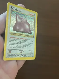 Metamorph! French Ditto, Lightly Played, Fossil Holo Rare Pokemon TCG 3/62 - Image 4