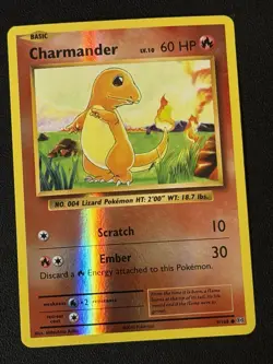 Pokemon TCG Charmander Evolutions 9/108 Reverse Holo Common - Image 1