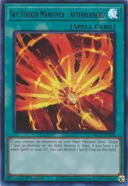 Sky Striker Maneuver - Afterburners! - BLC1-EN024 - SILVER Ultra Rare - Yugioh - Image 1