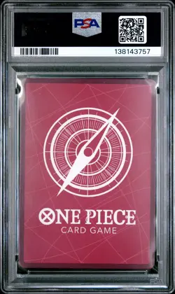 2023 ONE PIECE OP03-PILLARS OF STRENGTH ALTERNATE ART #058 ICEBURG PSA 10 - Image 2