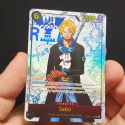 Sabo OP13-120 Alt Art Secret Rare Carrying On His Will One Piece Nm - Image 1
