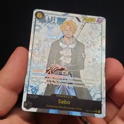 Sabo OP13-120 Alt Art Secret Rare Carrying On His Will One Piece Nm - Image 3