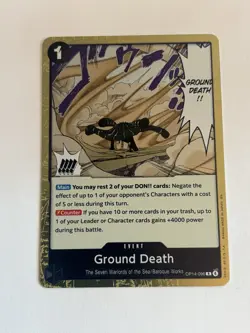 Ground Death Foil OP14-096 The Azure Sea's Seven One Piece - Image 1