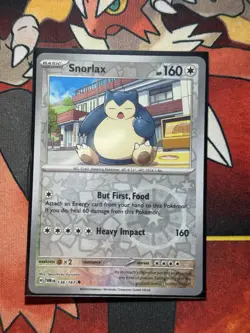 Snorlax 136/167 Reverse Holo Twilight Masquerade TWM NM/M Pokemon - 14 - - Image 1