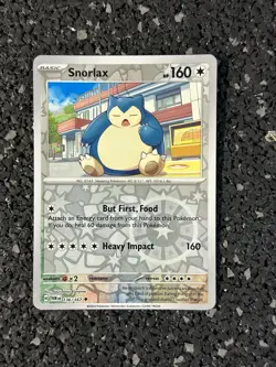Snorlax 136/167 Reverse Holo TWM Twilight Masquerade Pokemon Card NM - Image 1