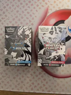 Pokemon TCG Black Bolt AND White Flare Booster Bundle PAIR - New & Sealed 🔥🔥 - Image 1