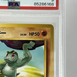 【PSA9】1996 Pokemon Card Japanese Basic (Base Set) Machop No Rarity Symbol No.066 - Image 3