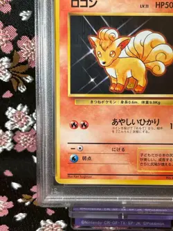 No Rarity Symbol PSA 8] Vulpix 037 Base Set 1st ED Holo Japanese Pokemon Card - Image 5