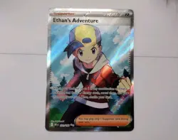 Ethan's Adventure 221/182 Full Art Ultra Rare Destined Rivals Pokemon Card NM - Image 1