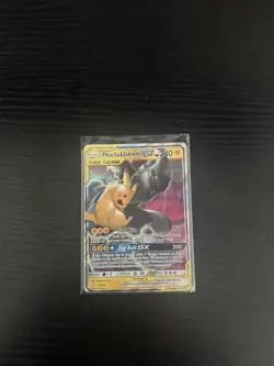 Pokemon Card TCG Pikachu & Zekrom GX 33/181 Tag Team Sm-Team Up Holo - NM - Image 1