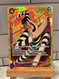 One Piece TCG The Best Vol. 2 PRB02 Mr.2.Bon.Kurei(Bentham) EB01-061 SEC Reprint - Image 1