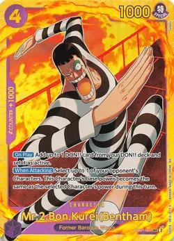 Mr.2.Bon.Kurei Bentham Foil EB01-061 PRB-02 The Best Vol 2 One Piece - Image 1