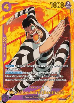Mr.2.Bon.Kurei Bentham Foil EB01-061 PRB-02 The Best Vol 2 One Piece - Image 1