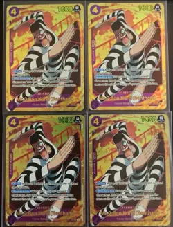 One Piece TCG The Best Vol. 2 PRB02 Mr.2.Bon.Kurei Bentham EB01-061 SEC x4 Bonus - Image 1