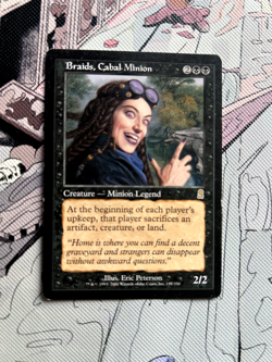 Braids Cabal Minion | Excellent | Odyssey Rare #117 | 2001 MTG Commander Card - Image 2