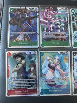 Op14 EB04 SR Lot x 8 One Piece Cards Monkey D. Luffy Ms All Sunday Carrot Perona - Image 2