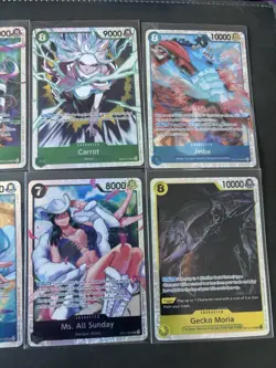 Op14 EB04 SR Lot x 8 One Piece Cards Monkey D. Luffy Ms All Sunday Carrot Perona - Image 3