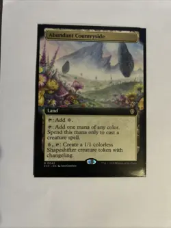 Abundant Countryside (Extended Art) Commander: Lorwyn Eclipsed Regular - Image 1