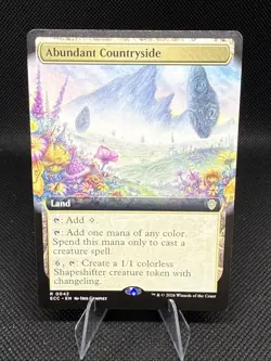 Abundant Countryside | 42 | MTG | Lorwyn Eclipsed | Regular | Extended Art - Image 1
