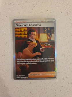 Pokemon Illustration Card Giovannis Charisma 204/165 S&V 151 NM Condition - Image 1