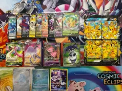 Pokemon Card Lot Full Art Alt Art Fire Pikachu Mew Articuno Leafeon - Image 3