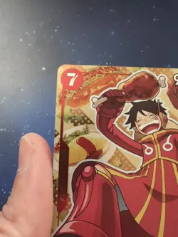 One Piece TCG English Monkey D Luffy Card Fest 24-25 P-080 Near Mint Foil - Image 3