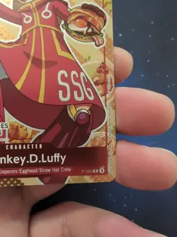 One Piece TCG English Monkey D Luffy Card Fest 24-25 P-080 Near Mint Foil - Image 5