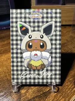 Pokemon Card Database Let’s Go Eevee! Shiny Eevee Cracked Ice Holo - Image 1