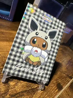 Pokemon Card Database Let’s Go Eevee! Shiny Eevee Cracked Ice Holo - Image 3