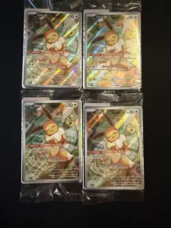Pokemon Card - Eevee Scarlet & Violet Promo 173 Holo Illustration Rare - Image 1