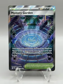 Pokemon TCG Mystery Garden Trainer Holo Card Mega Evolution 172/132 - Image 1