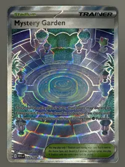 Pokemon TCG Mystery Garden Trainer Holo Card Mega Evolution 172/132 - Image 3