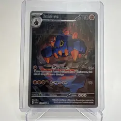 Pokemon TCG Boldore 128/086 2025 White Flare Illustration Rare Card - NM - Image 1