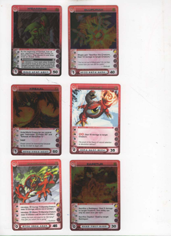 Chaotic lot #182. Lot of 6 Rare Underworld creature cards - Image 1