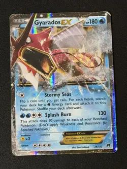 Gyarados EX 26/122 Pokemon Breakpoint XY Ultra Rare Card - Image 1