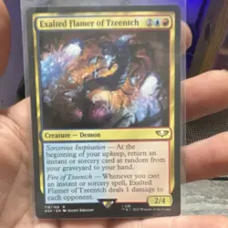 Magic: The Gathering Exalted Flamer of Tzeentch 40K Creature 2 Cards EN - Image 1