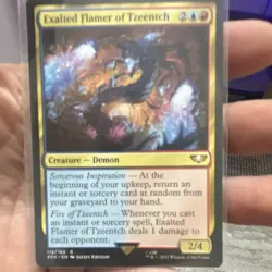 Magic: The Gathering Exalted Flamer of Tzeentch 40K Creature 2 Cards EN - Image 4