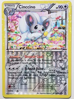 HOLO Cinccino RC19/RC25 LP - Legendary Treasures Radiant Collection Pokemon Card - Image 1